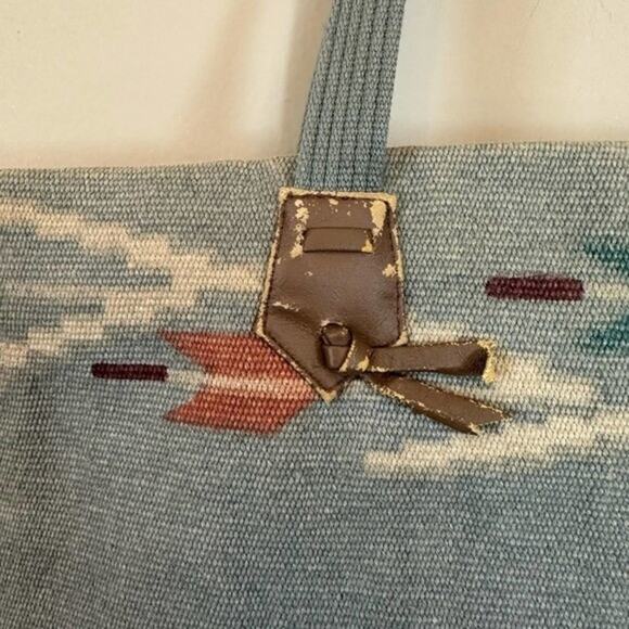 Vintage Bag Bazaar Canvas Western Bohemian Arrows - Picture 9 of 12